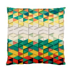 Background Triangle Standard Cushion Case (two Sides)