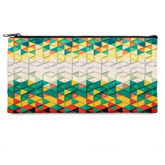 Background Triangle Pencil Cases