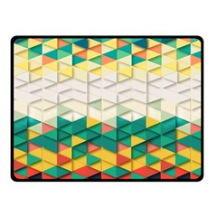 Background Triangle Fleece Blanket (small) by HermanTelo