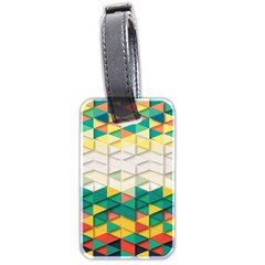 Background Triangle Luggage Tag (two Sides) by HermanTelo