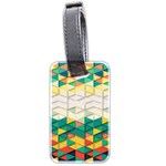 Background Triangle Luggage Tag (two sides) Front