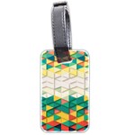 Background Triangle Luggage Tag (two sides) Back