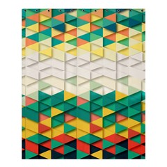 Background Triangle Shower Curtain 60  X 72  (medium)  by HermanTelo