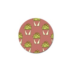 Cactus Pattern Background Texture Golf Ball Marker (10 Pack) by HermanTelo