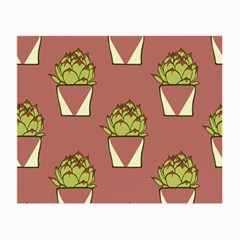 Cactus Pattern Background Texture Small Glasses Cloth (2 Sides)