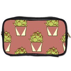 Cactus Pattern Background Texture Toiletries Bag (one Side)