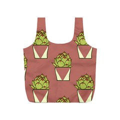 Cactus Pattern Background Texture Full Print Recycle Bag (s)