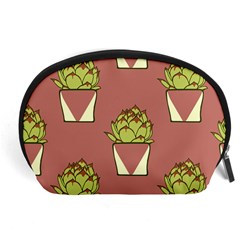 Cactus Pattern Background Texture Accessory Pouch (large)