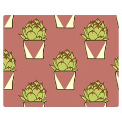 Cactus Pattern Background Texture Double Sided Flano Blanket (medium) 