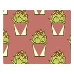 Cactus Pattern Background Texture Double Sided Flano Blanket (Large)  80 x60  Blanket Front