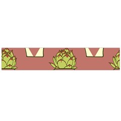 Cactus Pattern Background Texture Large Flano Scarf 