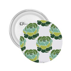 Cactus Pattern 2.25  Buttons