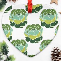 Cactus Pattern Ornament (Heart)