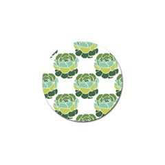 Cactus Pattern Golf Ball Marker