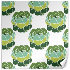 Cactus Pattern Canvas 12  x 12 