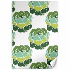 Cactus Pattern Canvas 12  x 18 