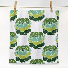 Cactus Pattern Face Towel