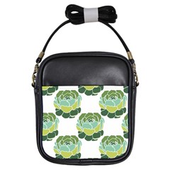 Cactus Pattern Girls Sling Bag