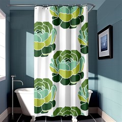 Cactus Pattern Shower Curtain 36  x 72  (Stall) 