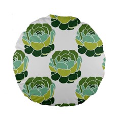 Cactus Pattern Standard 15  Premium Round Cushions