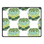 Cactus Pattern Double Sided Fleece Blanket (Small)  45 x34  Blanket Back