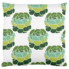 Cactus Pattern Large Flano Cushion Case (One Side)