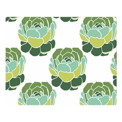 Cactus Pattern Double Sided Flano Blanket (Large) 