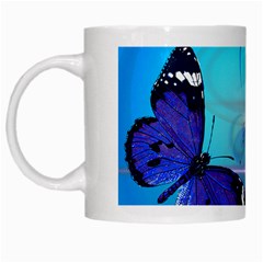 Butterfly Animal Insect White Mugs by HermanTelo