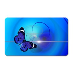 Butterfly Animal Insect Magnet (rectangular) by HermanTelo