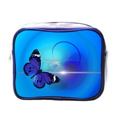 Butterfly Animal Insect Mini Toiletries Bag (one Side)