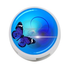 Butterfly Animal Insect 4-port Usb Hub (one Side) by HermanTelo