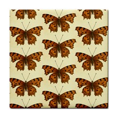 Butterflies Insects Pattern Tile Coasters by HermanTelo