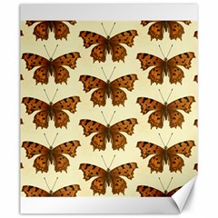 Butterflies Insects Pattern Canvas 20  X 24 