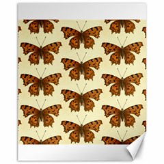 Butterflies Insects Pattern Canvas 11  X 14 