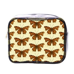 Butterflies Insects Pattern Mini Toiletries Bag (one Side)