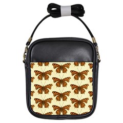 Butterflies Insects Pattern Girls Sling Bag