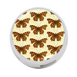 Butterflies Insects Pattern 4-Port USB Hub (Two Sides) Front