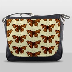 Butterflies Insects Pattern Messenger Bag by HermanTelo