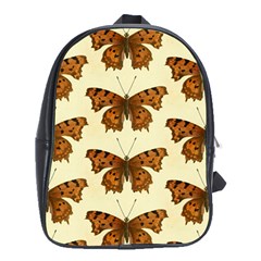 Butterflies Insects Pattern School Bag (xl)