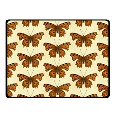 Butterflies Insects Pattern Double Sided Fleece Blanket (small) 