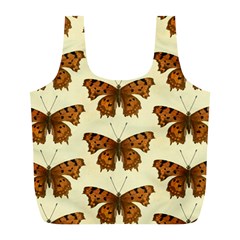 Butterflies Insects Pattern Full Print Recycle Bag (l) by HermanTelo