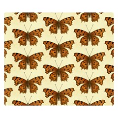 Butterflies Insects Pattern Double Sided Flano Blanket (small) 