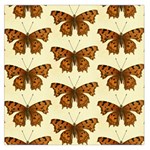 Butterflies Insects Pattern Large Satin Scarf (Square) Front