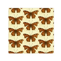 Butterflies Insects Pattern Small Satin Scarf (square)