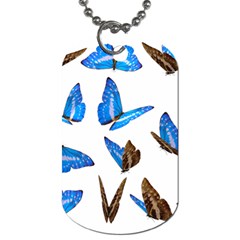 Butterfly Unique Background Dog Tag (one Side)