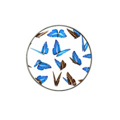 Butterfly Unique Background Hat Clip Ball Marker (4 Pack)