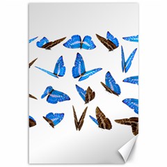 Butterfly Unique Background Canvas 12  X 18 