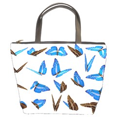 Butterfly Unique Background Bucket Bag