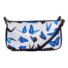 Butterfly Unique Background Shoulder Clutch Bag