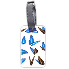 Butterfly Unique Background Luggage Tag (two Sides)